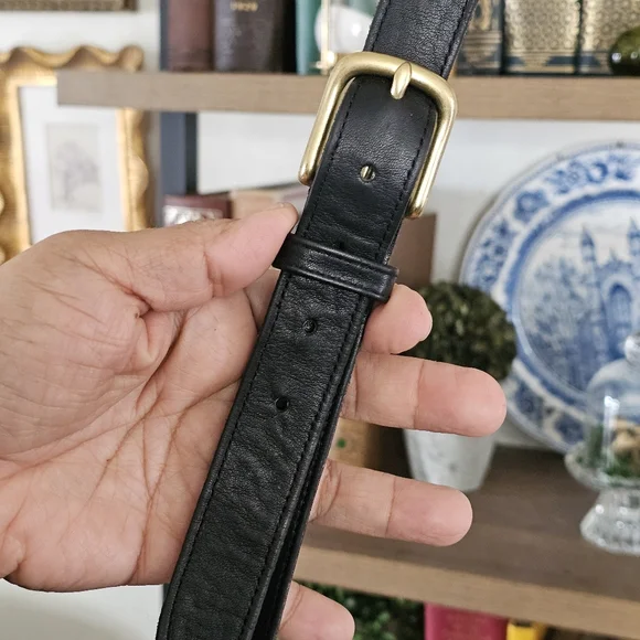 Rare! 80s Coach United States Stamp Ranch Stewardess Saddle Bag Black 0588-130 - Picture 13 of 16